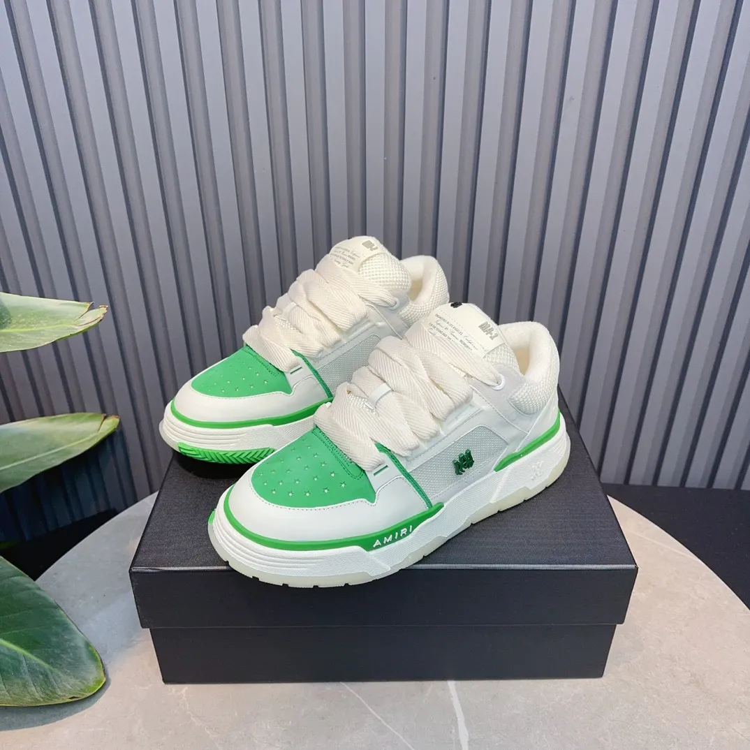Men's shoes 💰660💰 AMIRI AMIRI trendy brand hot sale 🔥 Available all year round, couples 💑 Official website synchronization Imported fabrics 1⃣️ vs 1⃣️ replica, original factory special original sole, 35-45 (45. non-refundable)